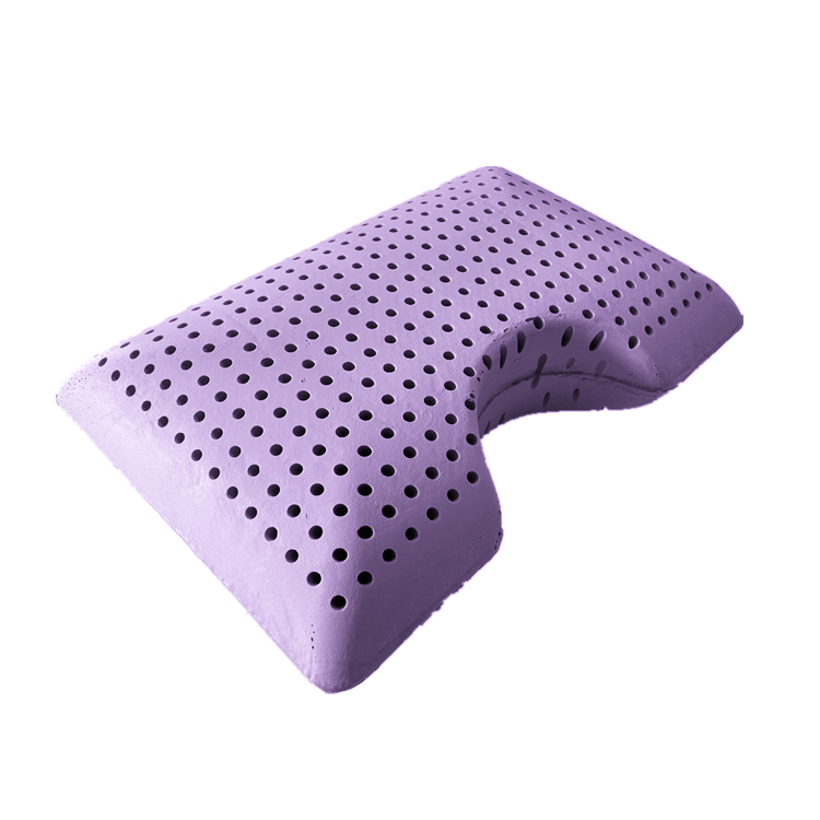 Latest Design Lavender Memory Foam Concave Type Pillow