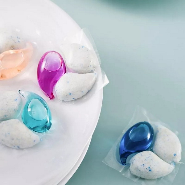 Molly Suds 식기세척기 포드에 플라스틱이 있나요?