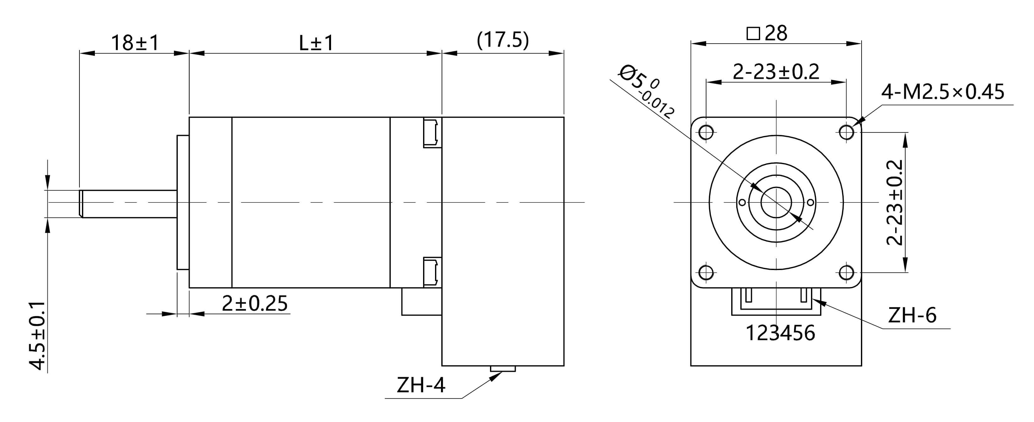 Nema 11 Động cơ bước vòng kín