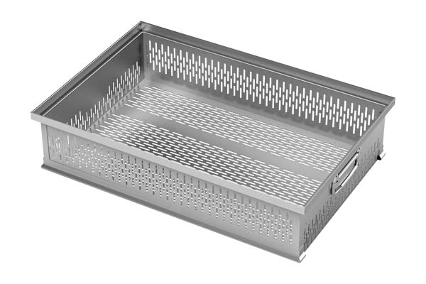 caja de limpieza perforada de acero inoxidable