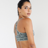 Blue Back Ċineg Crossover Sports Bra