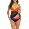 Tummy Control Skirt Tankini Oblačila za na plažo