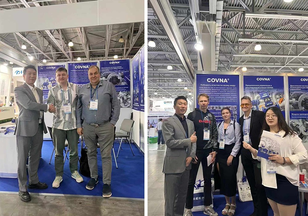 COVNA Mempamerkan Penyelesaian Injap Rawatan Air di ECWATECH 2024 Moscow