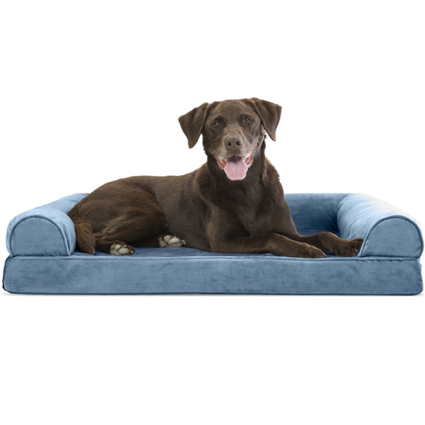 Best Seller Luxury Bolster Dog Bed Luxury Custom Fluffy Memory Foam Dog Bed