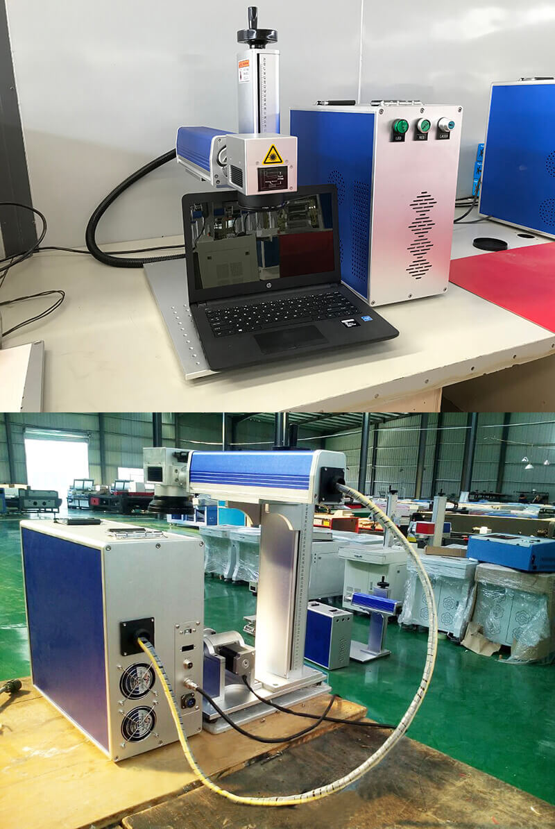 macchina per marcatura laser argento