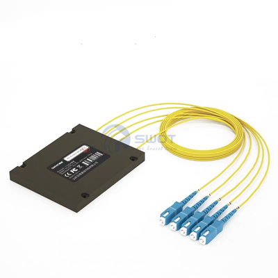 1x4 SC/UPC ABS Module Fiber Optic PLC Splitters 