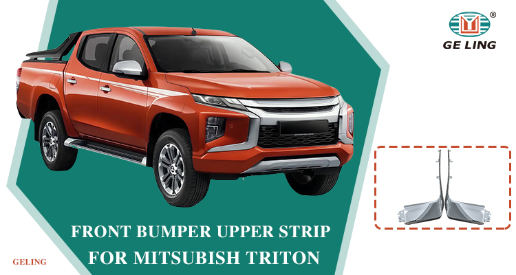 Striscia superiore del paraurti anteriore per Mitsubishi Triton L200 2019