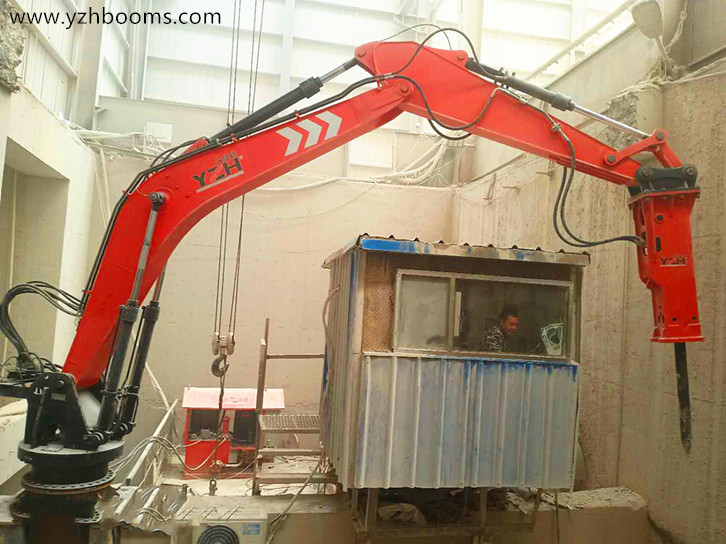 YZH stabilis Type bases BUTIO System Rock Breaker positum in usum Tangshan Manwang mea Energy Company-II