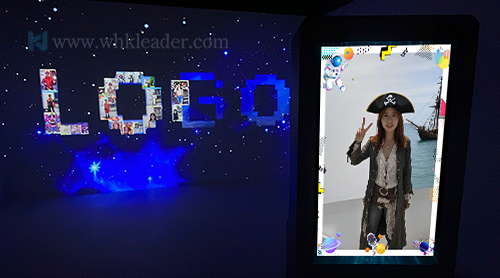 نمط عرض كشك Ai - جدار عرض صورة الشعار