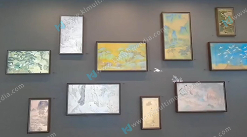 إطارات الصور الرقمية تتحد مع جهاز العرض1