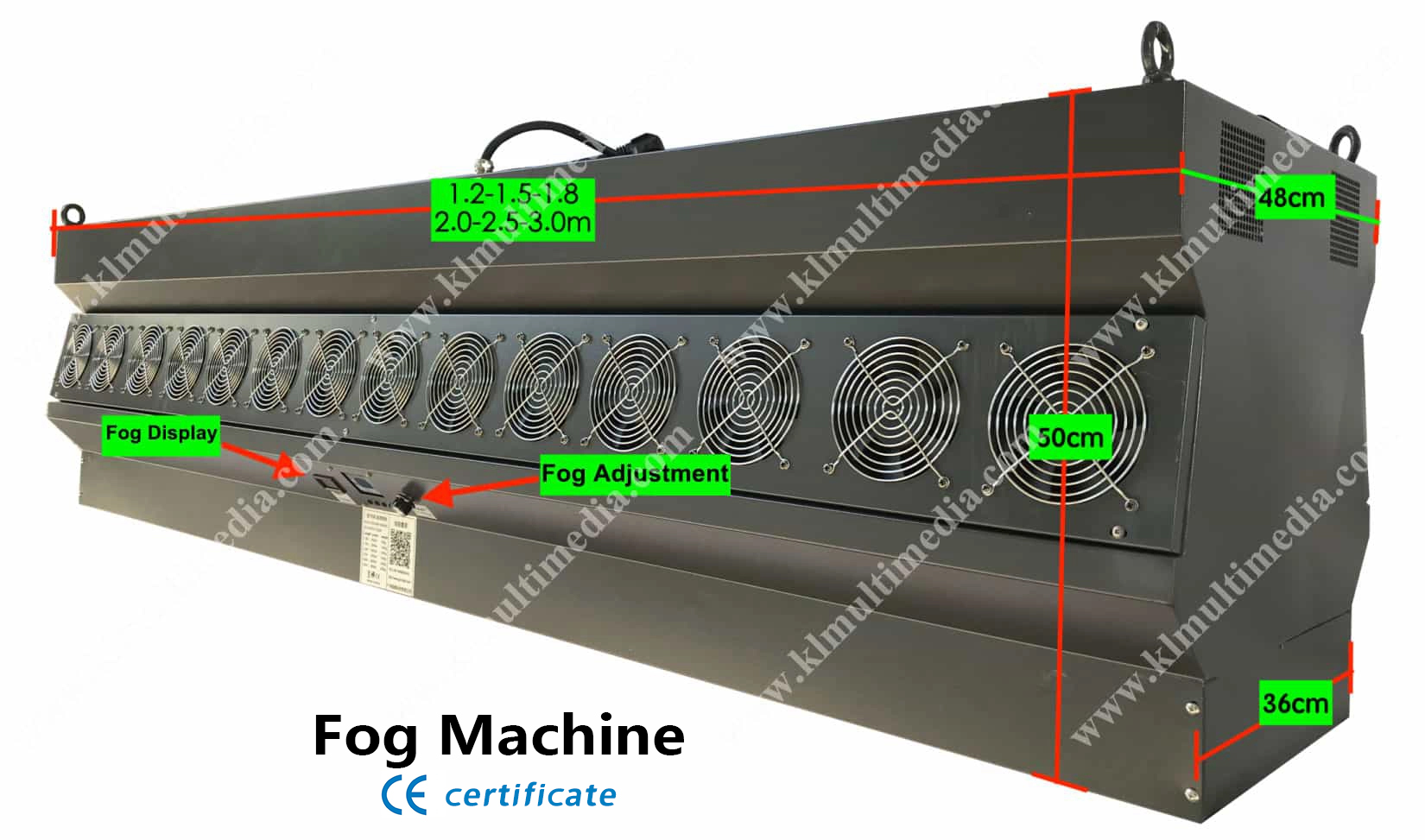 آلة شاشة إسقاط الضباب