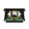  Black 2U 24 port 19 Inch rack mount slide patch panel ODF