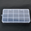 15 Grids Plastic Organizer Box 17.4x9.8x1.7cm