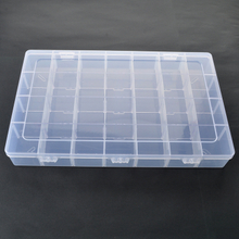 28 Grids Plastic Organizer Box 34.5x21.5x4.7cm