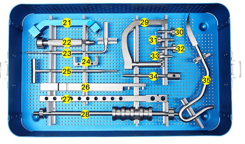 Conjunto de Instrumentos de U&ntilde;as Intramedular Femoral ukaxa-2