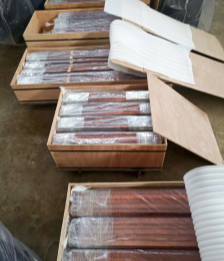 Radiador de tubo de aleta de cobre substitu&iacute;vel Sinrui embalado para exporta&ccedil;&atilde;o