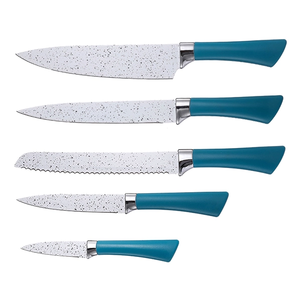Couteaux de cuisine de luxe en acier inoxydable de Damas