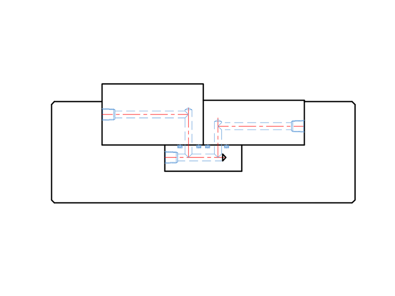 M&eacute;todos para conectar canais de resfriamento em bases de moldes