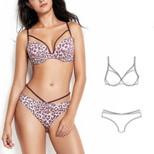 Gratë Bikini Push-Up