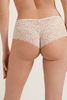 Calces femenines d'encaix blanc reciclat superior 