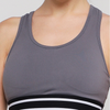 Grey et Alba Striata Women Sports Bra