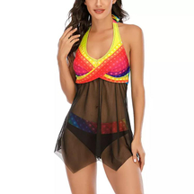 Tummy Control φούστα tankini beachwear