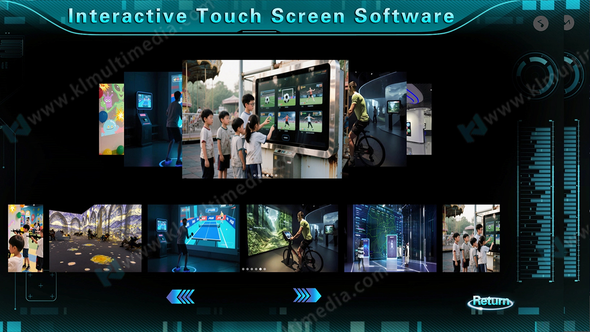 شاشة تعمل باللمس وظائف العرض التفاعلية