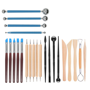 23pcs Clay and Pottery Embossing Tool Kit