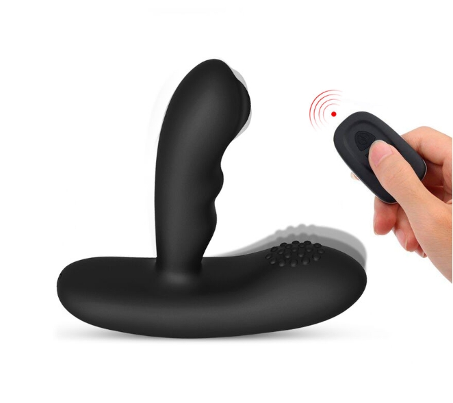 Vibrador de plugue anal com controle remoto sem fio 16 + 3 vibra&ccedil;&atilde;o