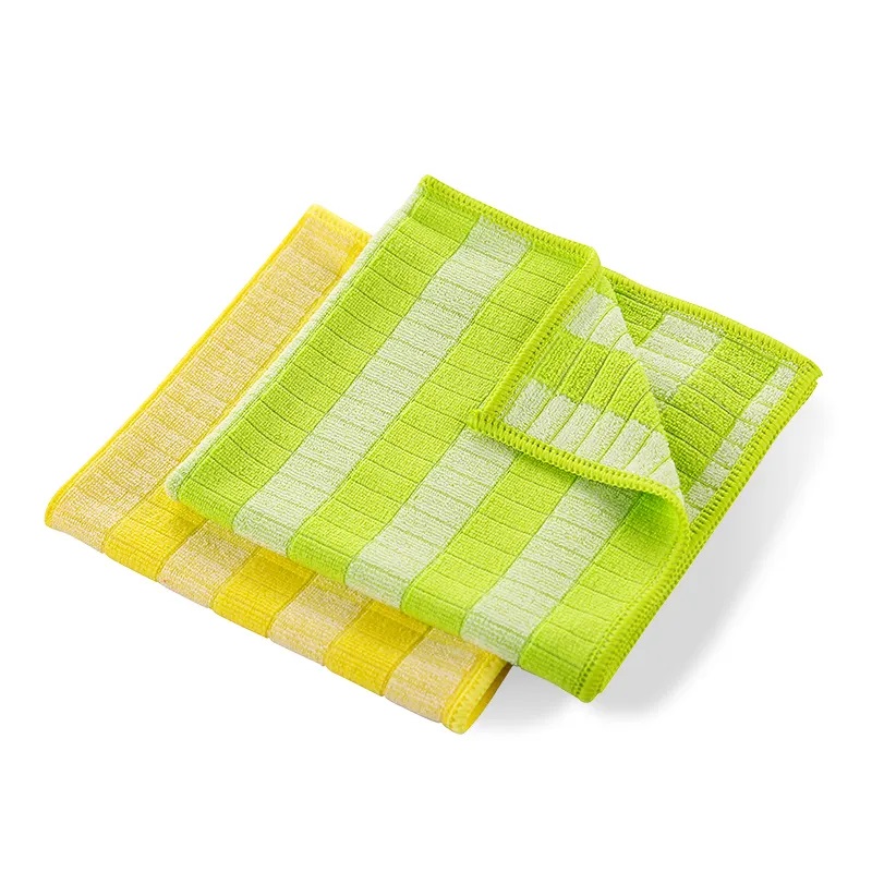 Serviettes de nettoyage de cuisine en bambou en bambou microfibre en gros.