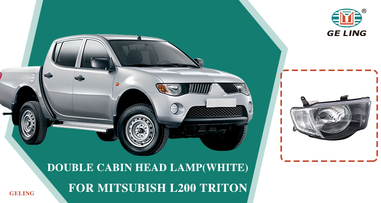 Phare avant blanc pour Mitsubishi L200 Triton 2005