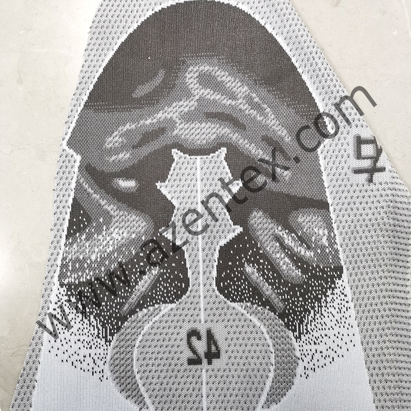 DOUPLE-NEEDLE BAR KREP-Knitting Jacquard Schuhbund (3)