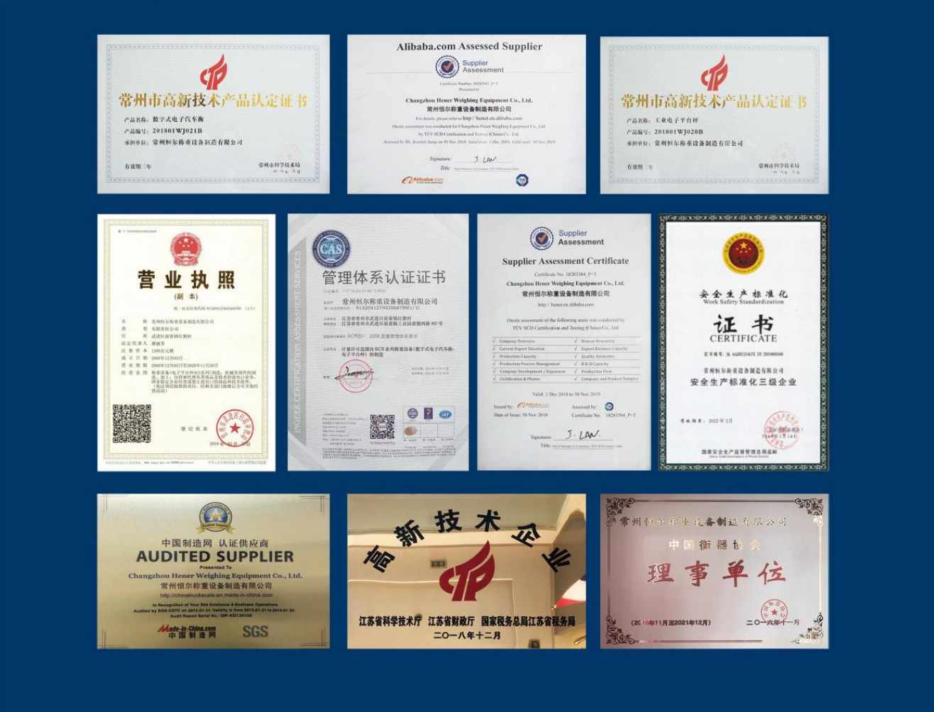 Qavat tarozi yetkazib beruvchi - Hener Scale