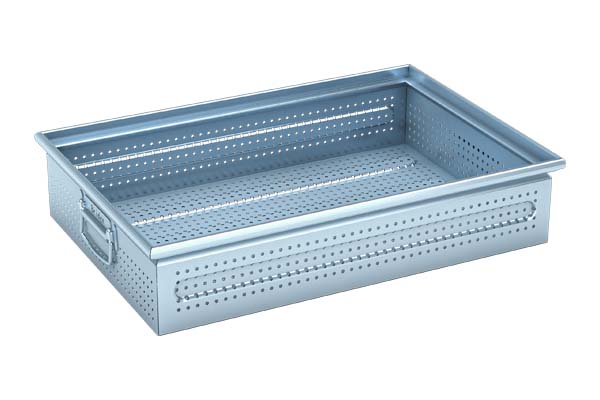 cesta perforada galvanizada