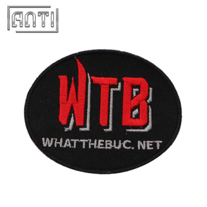 Durable Custom Letter Logo Embroidered Patches Wholesale