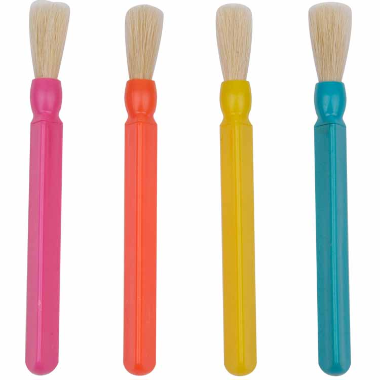 Triangle Plastic Handle Bristle Brush for Painting