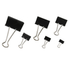 Black Binder Clip 12pcs Packed into A Paper Box 15mm/19mm/25mm/32mm/41mm/51mm