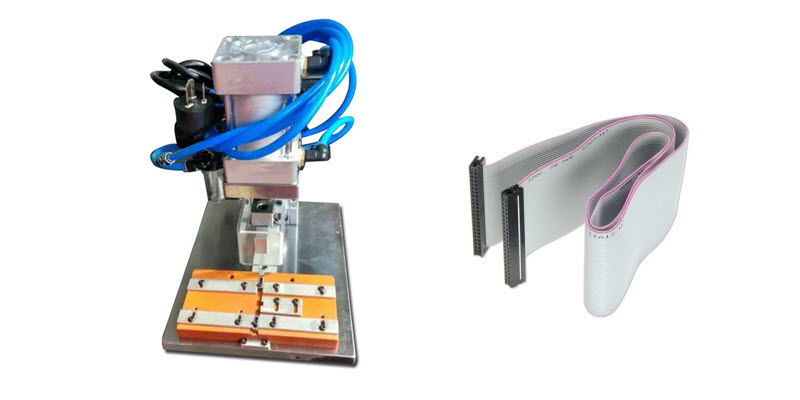 Flat Ribbon Cable IDC Connector Crimping Machine 