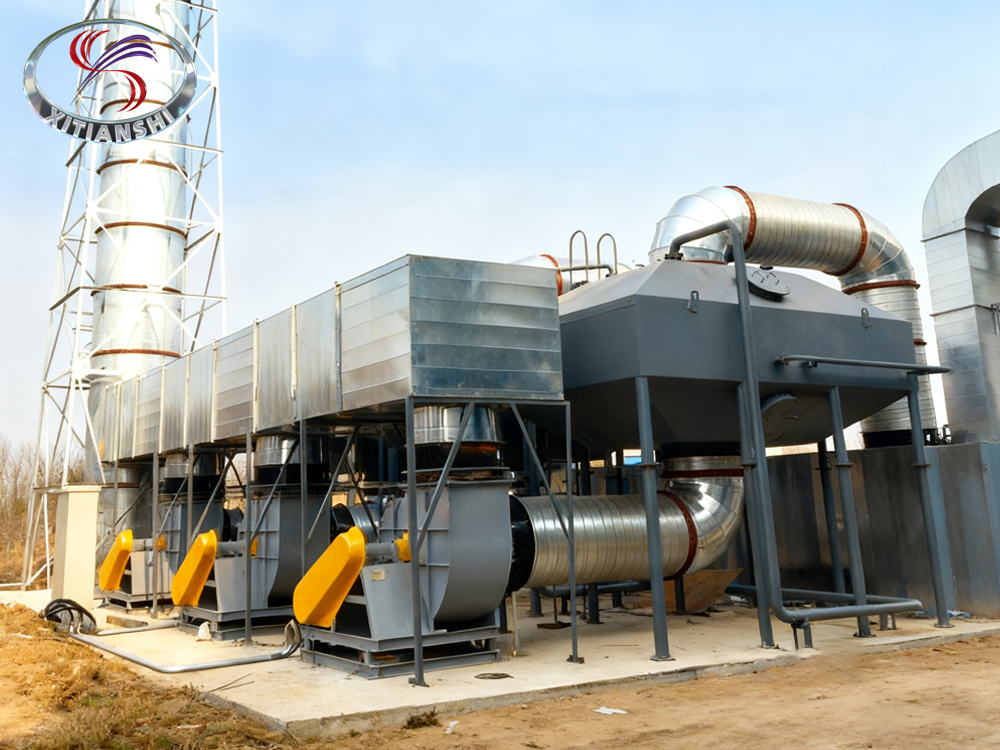 Hệ thống hấp phụ v&agrave; giải hấp than hoạt t&iacute;nh 