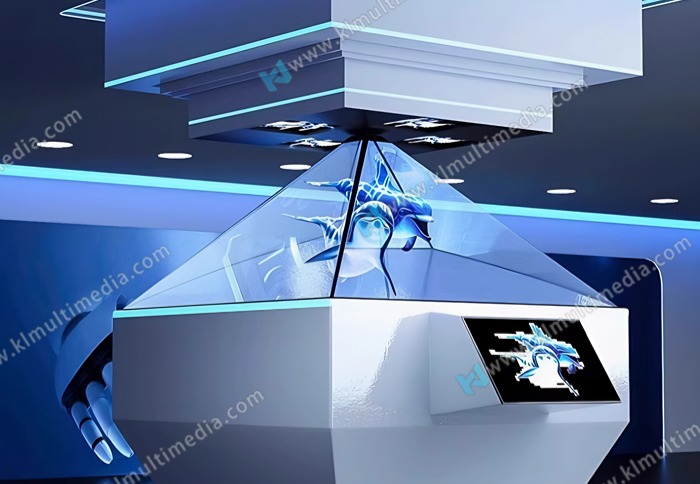 نمط هرم هولوجرام 360 درجة -2