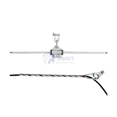ADSS Suspension Tension Clamp Galvanized Aluminum Clad Wire 