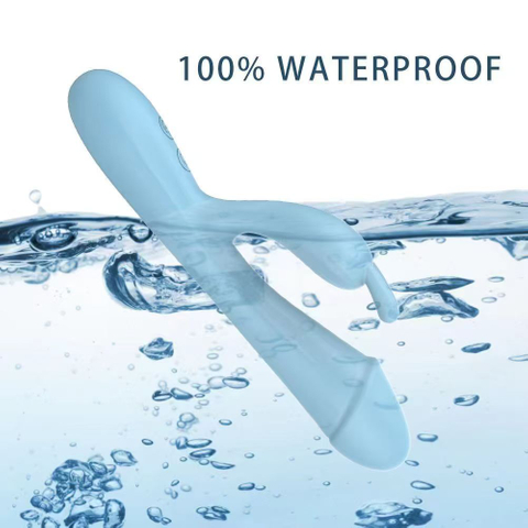 Ears de conejo de silicona sin costuras sin inclinación y para principiantes -g vibrador spot para mujeres