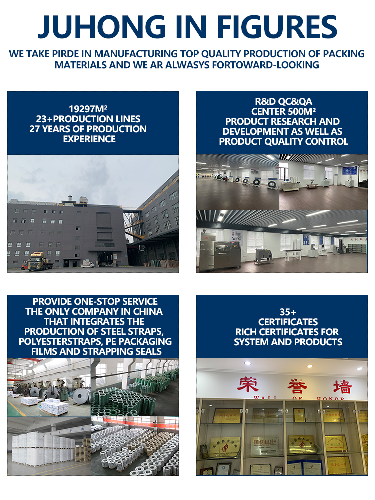 Pr&eacute;sentation de l'usine de mat&eacute;riaux d'emballage JUHONG