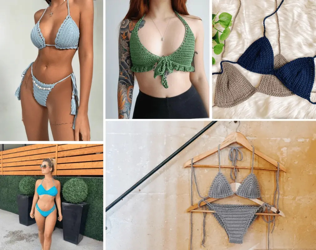 Quid est Wet Crochet Bikini?