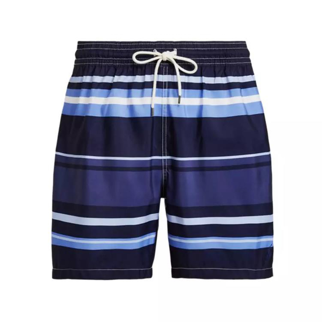 กางเกงขาสั้นว่ายน้ำพิมพ์ลายด้านข้าง