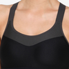 Ho&euml; Crossback Dames Sport Bra Swart