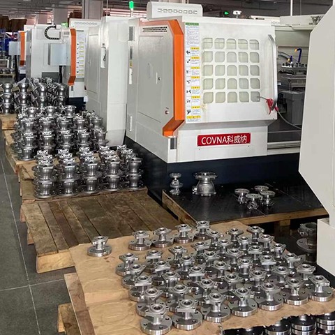 Pabrik COVNA Katup Bola Sanitasi 3 Arah Listrik HK60-Q-WT