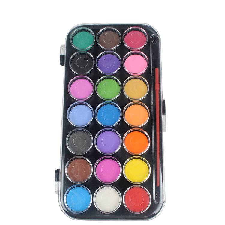 Solid Watercolour And 1pc Brush Set Dia. 2.8cm