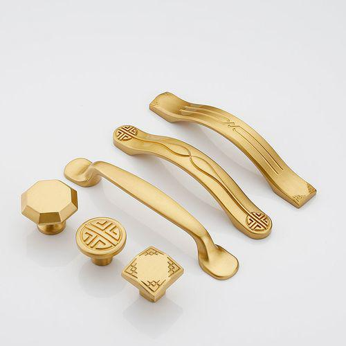 Antique brass cabinet pulls