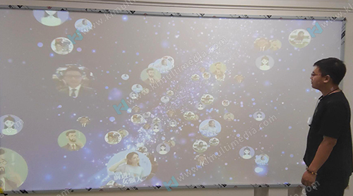 جدار عرض مليء بالنجوم